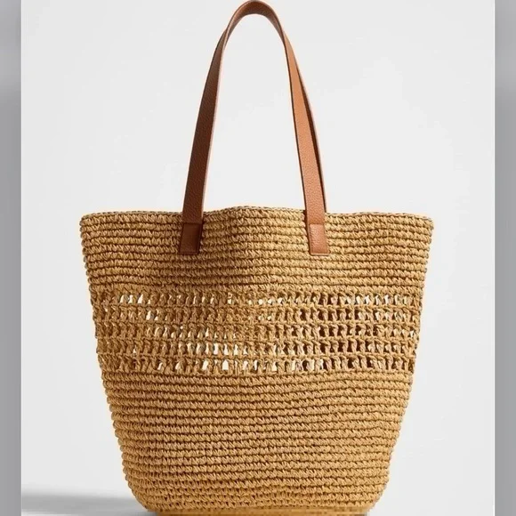🆕- Banana Republic- Handwoven Tote Bag - Picture 6 of 6
